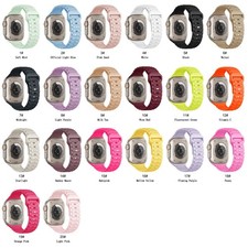 For Apple Watch Ultra 3 2 1 49mm S11 10 9 8 7 6 5 4 SE Sport Band Silicone Strap