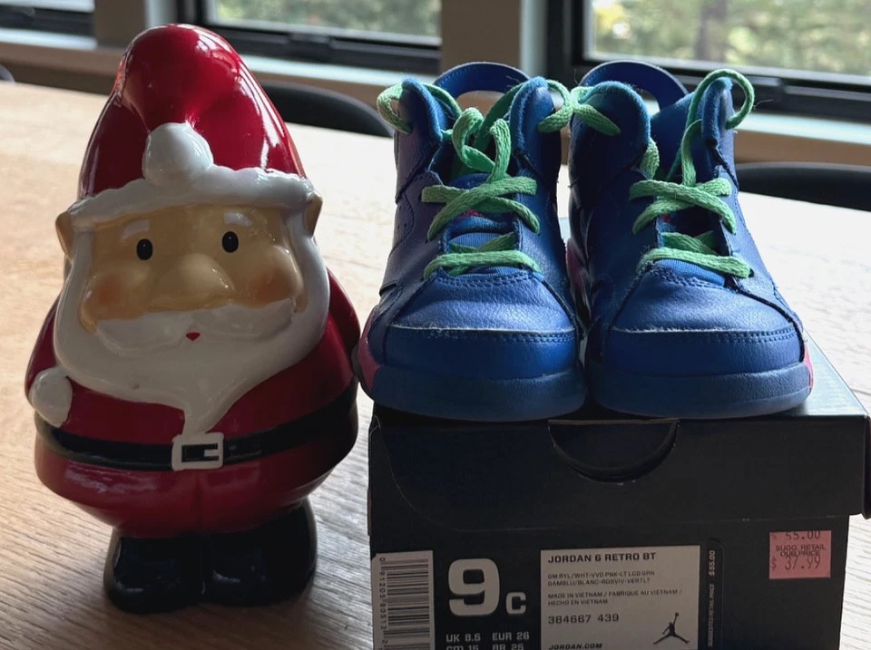 Air Jordan 6 Retro BT "Game Royal" Bebé Niño Talla 9c Foto 2 de 4