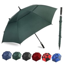 Automatic Open Golf Umbrella, 54/62/68/72 inch Extra Large 54 Inch Dark Green