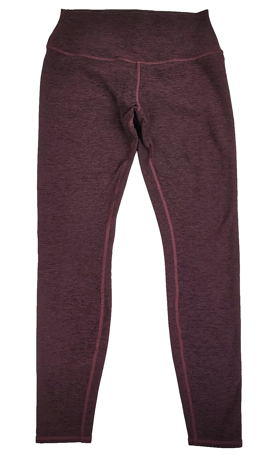 ALO Yoga Womens Burgundy Red Spacedye High Waist Leggings Size S 24 Inseam