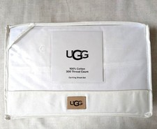 UGG Iona California King Sheet Set Bright White 100 Cotton OEKO-TEX Luxury