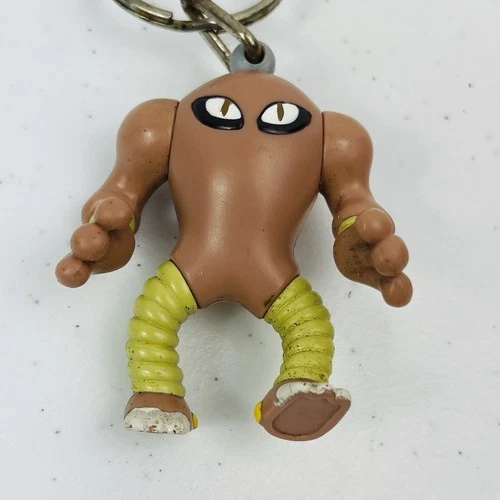 Pokémon Nintendo 1999 Burger King Hitmonlee Keychain Vintage 90s Toy Figure
