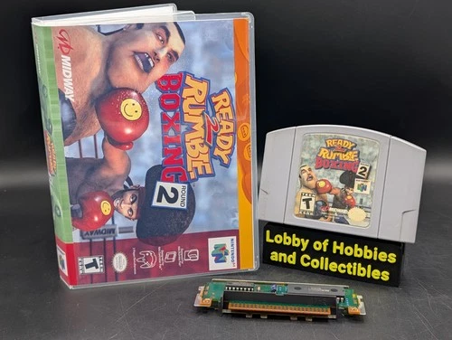 Ready 2 Rumble Boxing Round 2 ( Nintendo 64 N64 ) Authentic- Cleaned - W/ Case