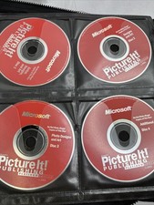 Microsoft Picture It Publishing Platinum v. 2001 PC 7 CDs Vintage Software