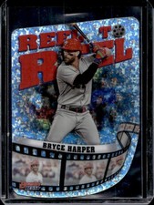 2023 Bowman's Best Bryce Harper Reel to Die-Cut Mini Diamond Refractor #RR-22