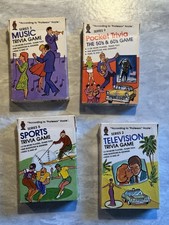 Vintage Prof Hoyle Pocket Trivia Card Games Series 2-3-5-9