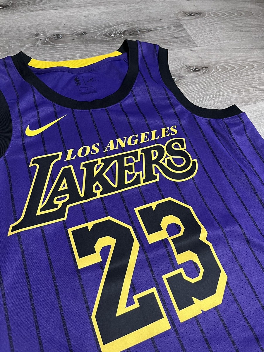 ウェア Nike Los Angeles Lakers City Edition 44 Nike LeBron James Los Angeles Lakers City Edition Authentic