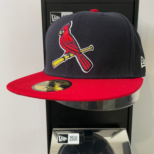 MLB - St. Louis Cardinals 59FIFTY Fitted New Era Cap - Navy / Red - Picture 2 of 4