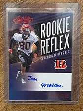 🏈 2017 Panini Absolute Football "Rookie Reflex" Auto #RR-JML Josh MALONE 🏈