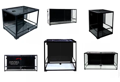 Reptile One RTF Glass Terrarium Vivarium Tank Full Range Tanks and Cabinets