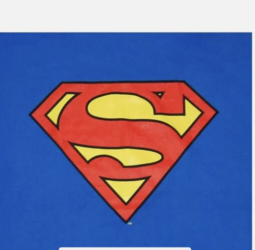 DC Comics Superman Classic Logo Blue T-Shirt Tee Shirt Size M Medium - Bild 3 von 4