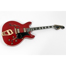 Hagstrom '67 Viking Ii Hollowbody Guitar Transparent Wild Cherry 197881070786 Ob