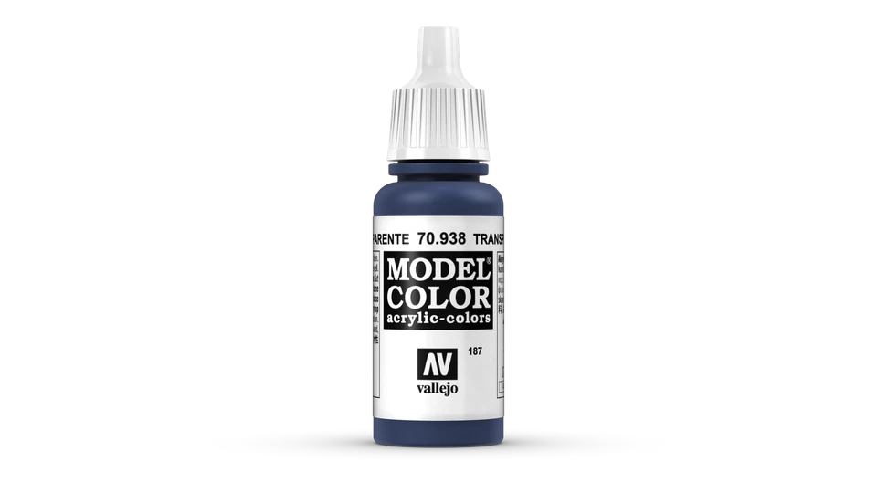 ACRYICOS VALLEJO, S.L (447,65€/1l) Model Color Vallejo 70938 Transparent Blue 17ml Airbrush Farbe
