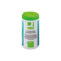 Image of Q-Connect Whiteboard Cleaning Wipes (Pack of 100) AWBW100QCA