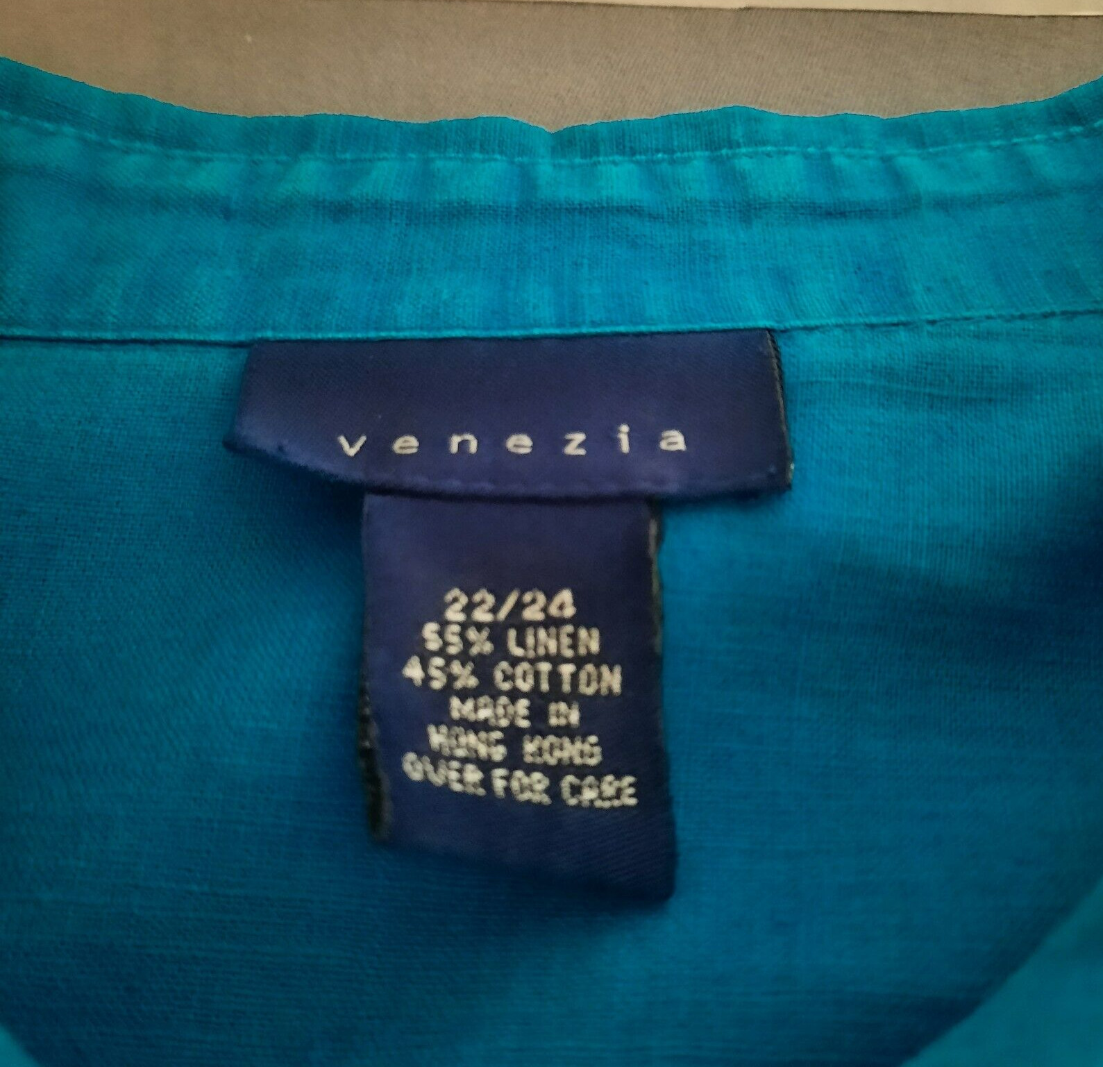Venezia Linen Cotton Blend Shirt Womens Size 22/2… - image 2