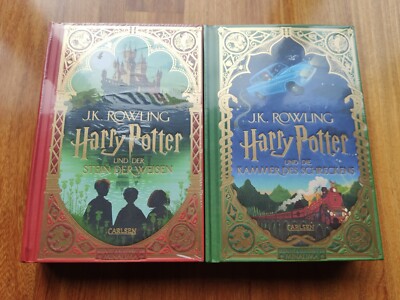 HARRY POTTER  | J.K. ROWLING | MinaLima-Ausgabe - Band 1 +Band 2 NEU&OVP
