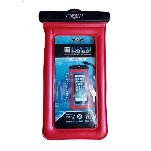WOW Watersports H2O Proof Smart Phone Holder - 5" x 9" - Red - Picture 1 of 1