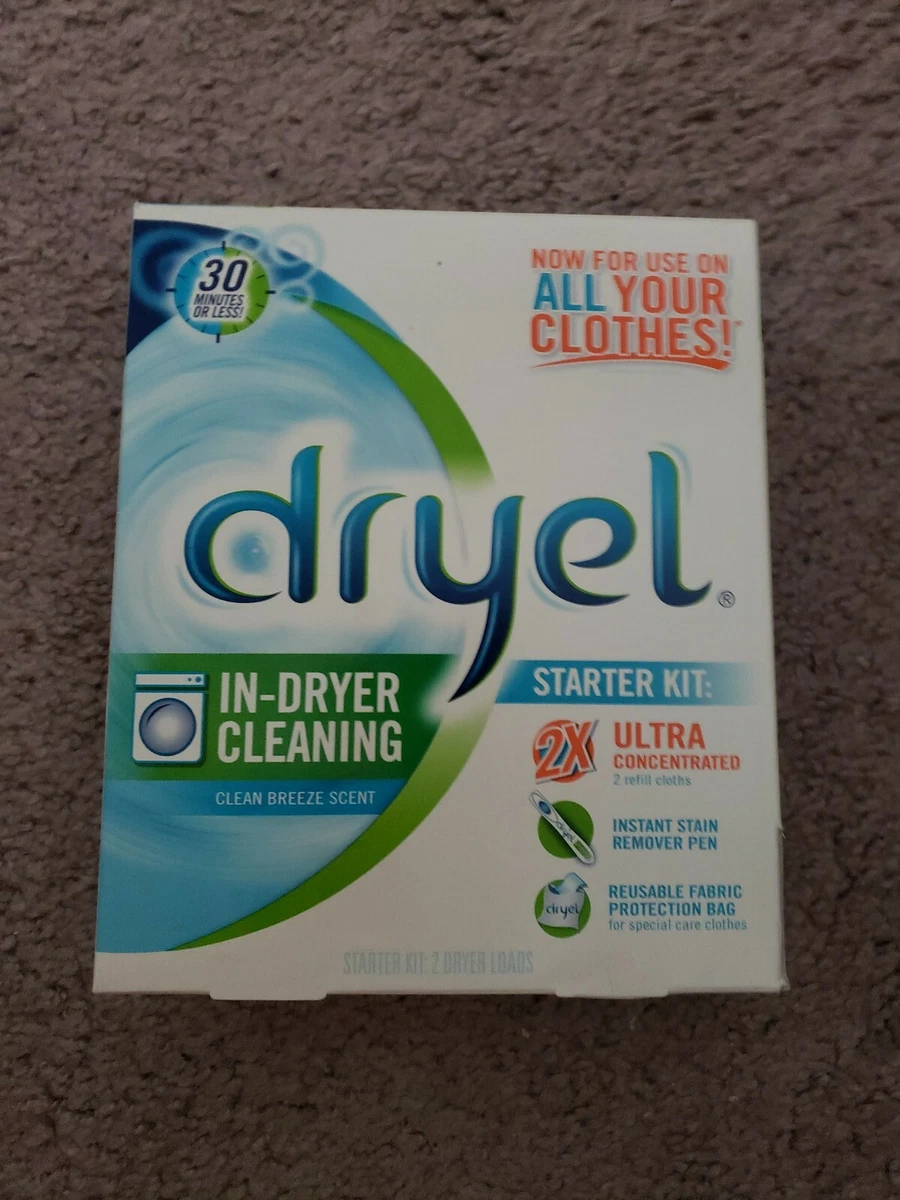 Dryel At-Home Dry Cleaning Starter Kit With Bag, Breeze Clean Scent 1 kit