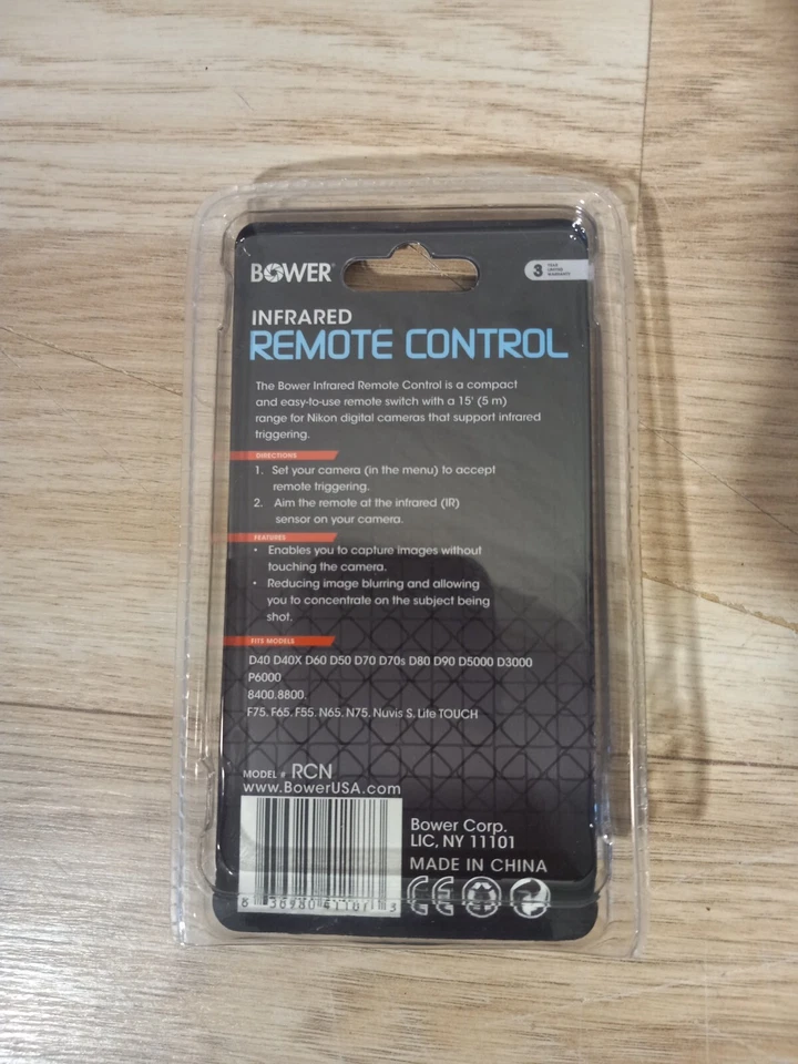Bower RCN Infrared Remote Control fits Nikon Digital Cameras - Image 2 of 4