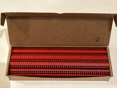(50) TE Connectivity Entrelec  Terminal Blocks  1SNK705076R0000 ZK2.5-4P-RD