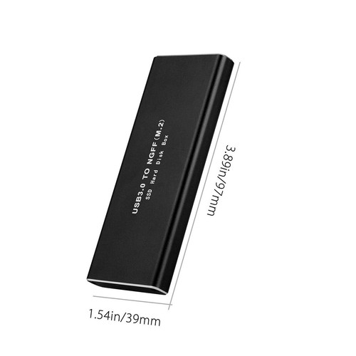 M.2 SATA SSD to USB 3.0 6Gbp/s External SSD Reader Converter Adapter Enclosure - Picture 7 of 12