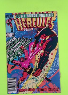 Hercules #3 Vol. 2 1984 Marvel Comics Newsstand High Grade Comic Book G68-117
