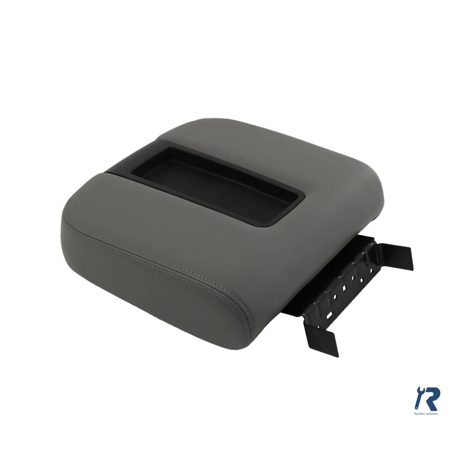 Gray Center Console Lid Kit Assembly fit for 07-14 Cadillac Chevy GMC Pickup Foto 2 de 4