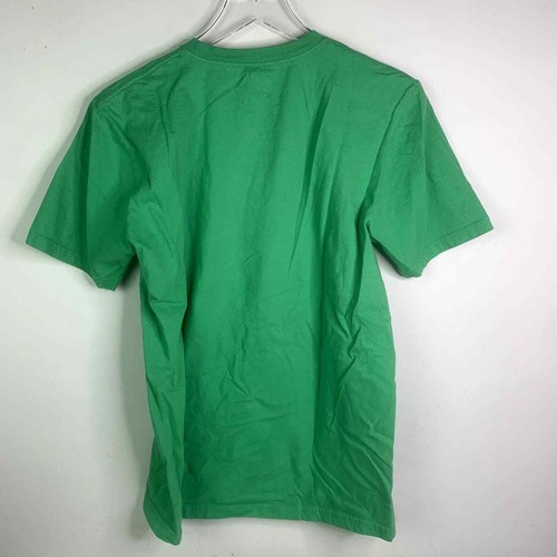 Nike ALL THE HYPE Grafik Text T-Shirt grün schwarz Swoosh Logo Herren Größe Medium - Bild 5 von 5