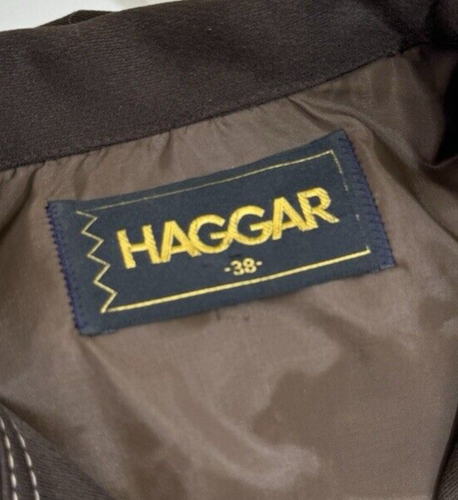HAGGAR - Vintage Leisure Disco Mens 38 Shirt Jacket - EXECELLENT - Picture 3 of 3