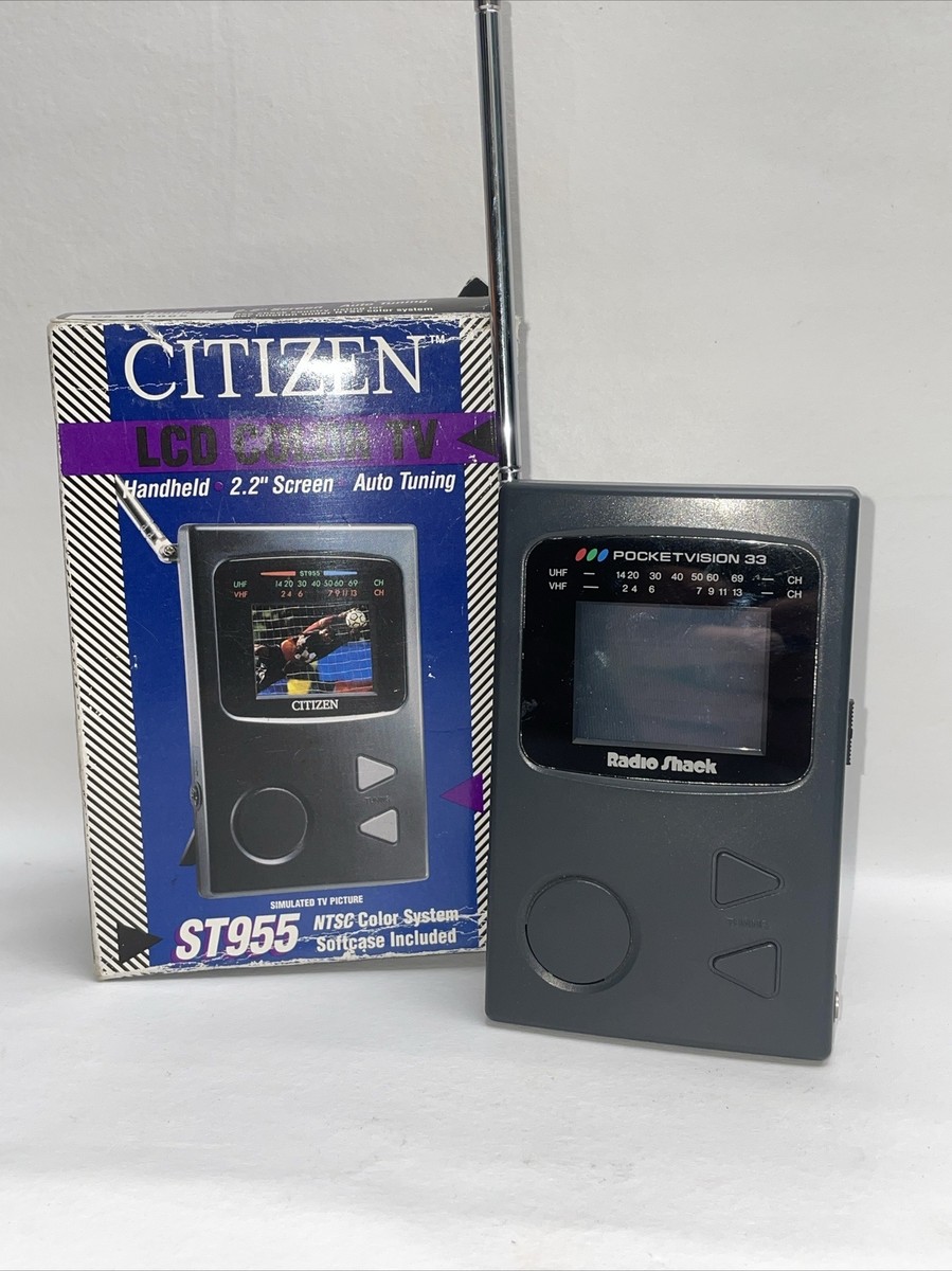 Vintage Citizen ST955 2.2 In LCD Screen Color Portable Handheld TV