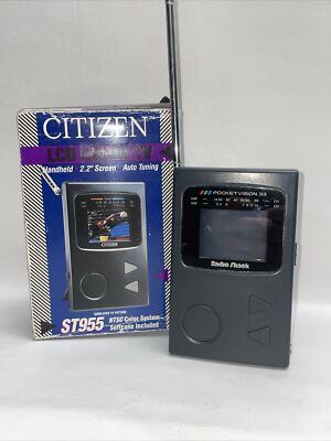 Vintage Citizen ST955 2.2 In LCD Screen Color Portable Handheld TV