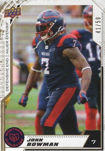 2020 UD CFL FOOTBALL "GOLD PARALLEL'S" ****YOU PICK**** - Picture 23 of 27