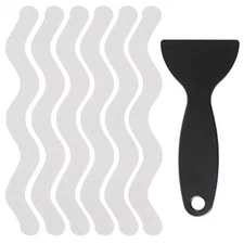 24PCs Bath Tub Shower Stickers Anti Slip Grip Strips Non-Slip Stickers Multi-Col
