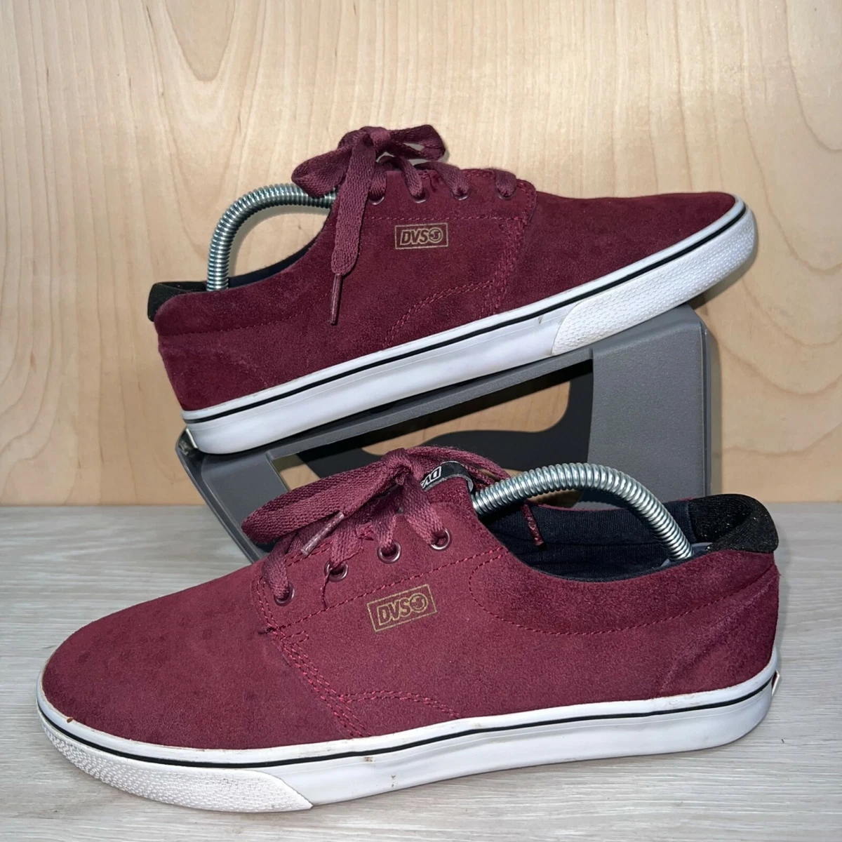 DVS Skate Shoes Daewon Burgundy Suede DVF0000187 9.5 UK 8.5 EU 43 eBay