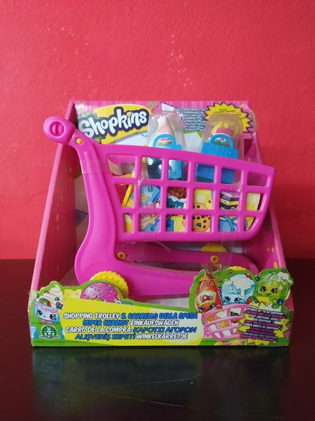 SHOPKINS - SHOPPING TROLLEY - CARRITO DE LA COMPRA - INCLUDE 2 EXCLUSIVE FIGURES