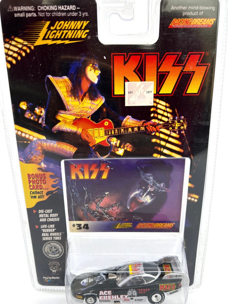 KISS Ace Frehley 1:64 DieCast Race Car 1998 Card #34 Johnny