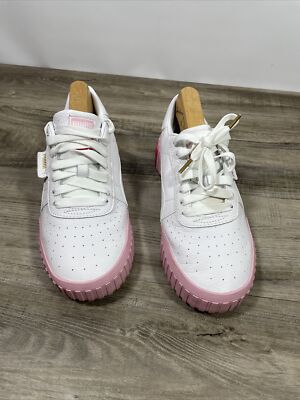 RARE Puma Cali Sports Mix White Pink Sneakers 369155-02 Womens Size 6.5 |  eBay