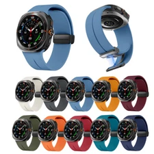 Magnetic Buckle Strap For Samsung Galaxy Watch Ultra 47mm Premium Silicone Band