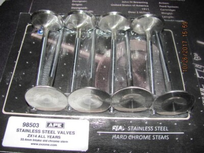 【専用】　タイヤ　2/4 98503 Kawasaki ZX14 Ninja APE Stainless Steel 33.4mm Intake 8