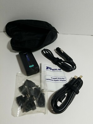 Targus APM10 AC/DC Anyplug 70W Universal Laptop Power Adapter with Storage Bag