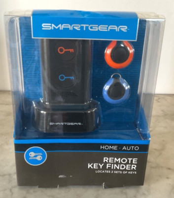 SMARTGEAR HOME - AUTO REMOTE KEY FINDER LOCATES 2 SETS OF KEYS, NEW
