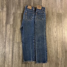 Lot Of 2 LEVIS 318-0216 Boys Size 11 Vintage ORANGE TAB Jeans Denim