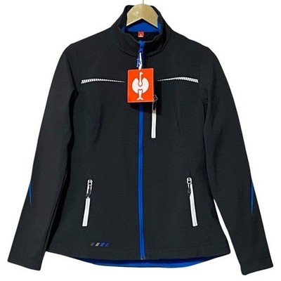 Engelbert Strauss e.s.motion 2020 Softshell Jacket S Graphite/Blue NWT Dryplexx