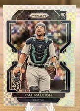 2022 Panini Power Plaid Prizm Cal Raleigh #241 Rookie Card /75