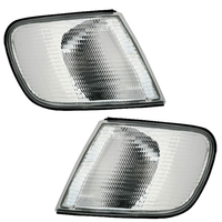 Frontblinker Set FüR Audi 100 C4 1990 - 1994 Blinker Weiß Silber Vorne