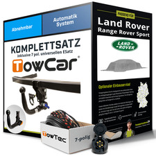 Anhängerkupplung abnehmbar für LAND ROVER Range Rover Sport +E-Satz PKW