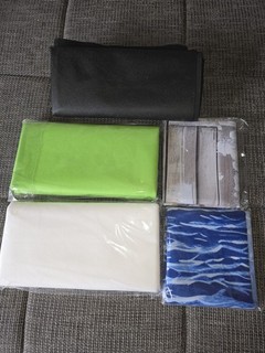 5x Foto Hintergrund Stoff Polyester