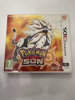 Pokémon Sonne 3DS Case & Cartridge