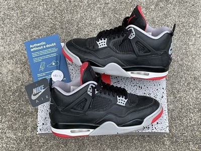 Size 10 - Nike Air Jordan 4 Retro Bred Reimagined 2024   AUTHENTIC w/ OG BOX!