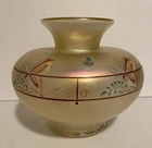 Fenton Millennium Collection Butterfly Iridescent Vase Fenton Signed